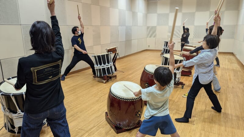「天翔」和太鼓体験ワークショップ<br />
 画像