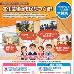 令和８年度「文プラ市民応援」（企画編／練習・発表編）募集 画像